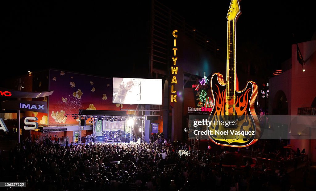 Good Charlotte Performs At Universal CityWalk's New "Plugged In" Concert Series