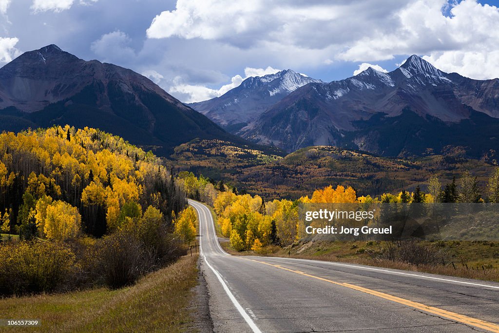 San Juan Mountains in fall