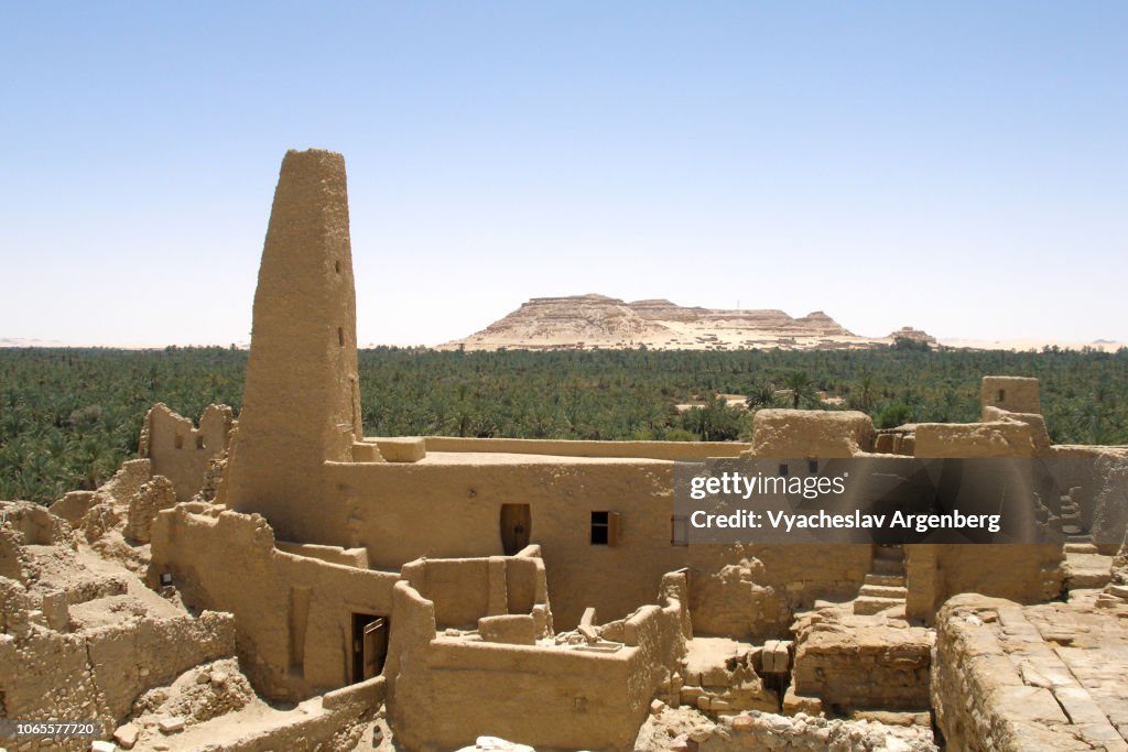 Mosque in Temple of the Oracle of Amun, Siwa Oasis, Egypt