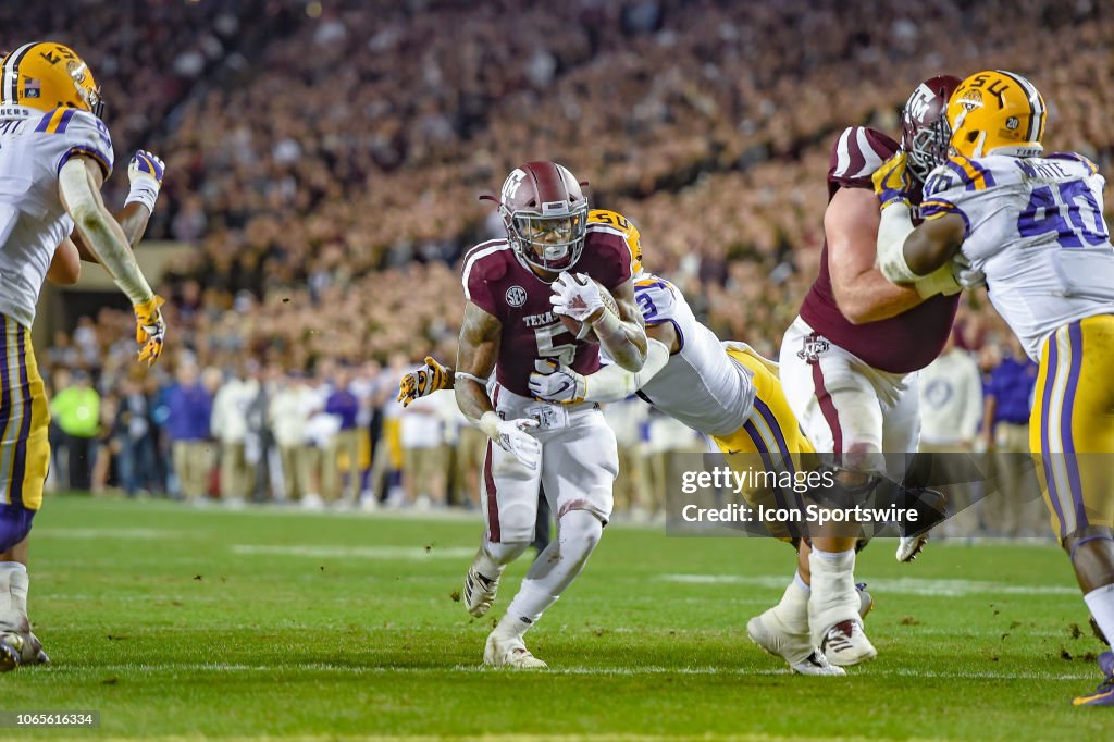 COLLEGE FOOTBALL: NOV 24 LSU at Texas A&M