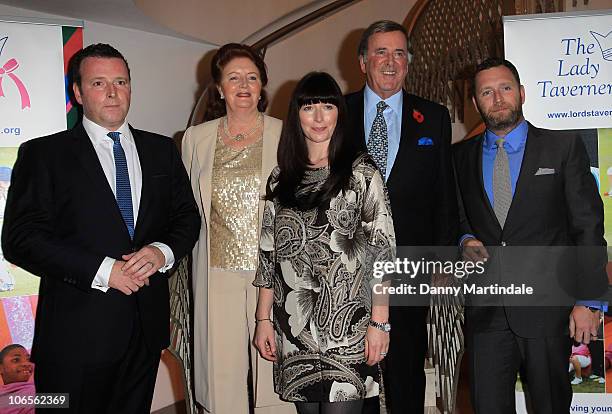 Sir Terry Wogan wife Lady Helen Wogan sons Alan , Mark and daughter Katerine attend a tribute lunch to Sir Terry Wogen/ his tribute lunch at The...