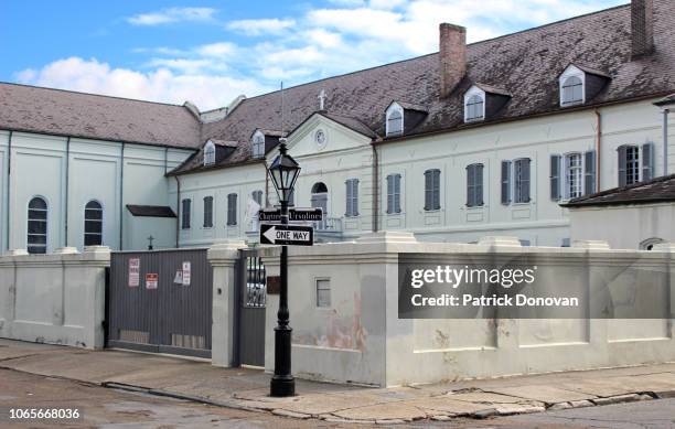 ursuline convent and church, new orleans, louisiana - convent stock pictures, royalty-free photos & images