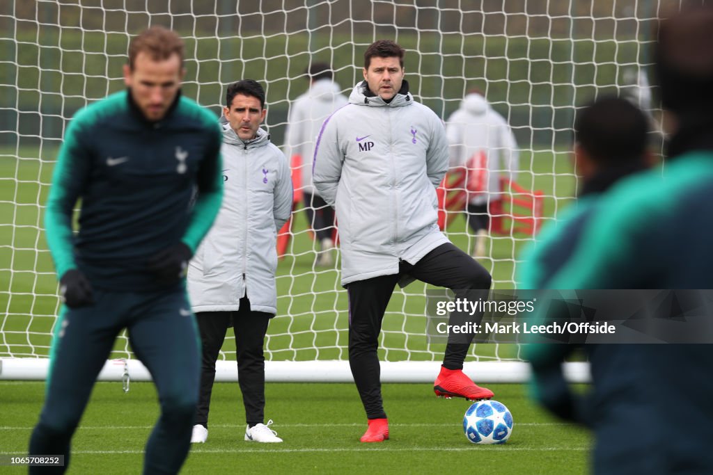 Tottenham Hotspur Training Session and Press Conference