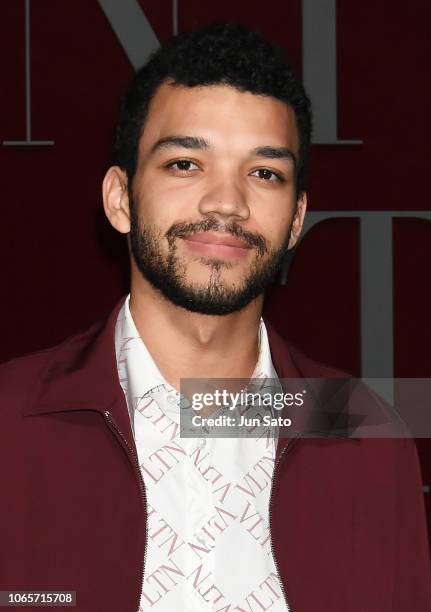 Actor Justice Smith attends the photocall for Valentino TKY 2019 Pre-Fall Collection at Terada Warehouse on November 27, 2018 in Tokyo, Japan.