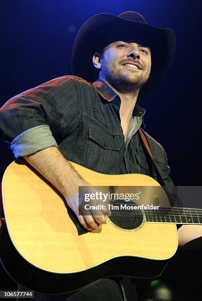 Chris Young performs in support of "The Man I Want to Be" release at Arco Arena on November 4, 2010 in Sacramento, California.