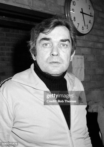 Club Brugge head coach Ernst Happel prior to the European Cup Semi Final 2nd Leg between Club Brugge and Juventus at the Jan Breydel Stadium on April...