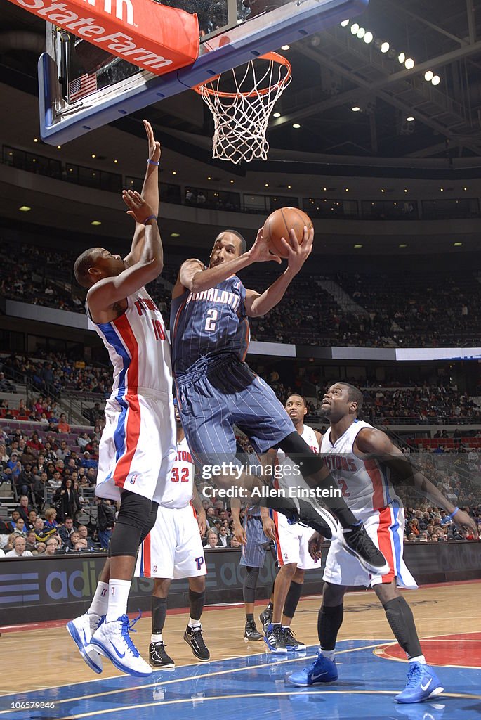 Charlotte Bobcats v Detroit Pistons