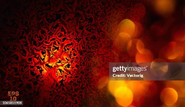 red fire grunge effect background - lava stock illustrations