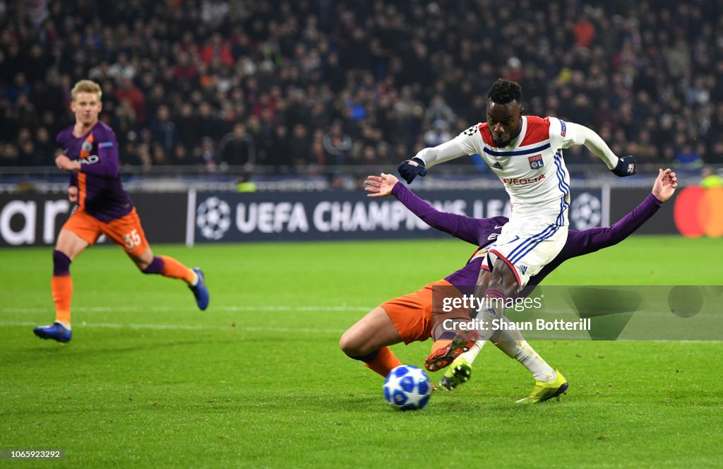 Olympique Lyonnais v Manchester City - UEFA Champions League Group F