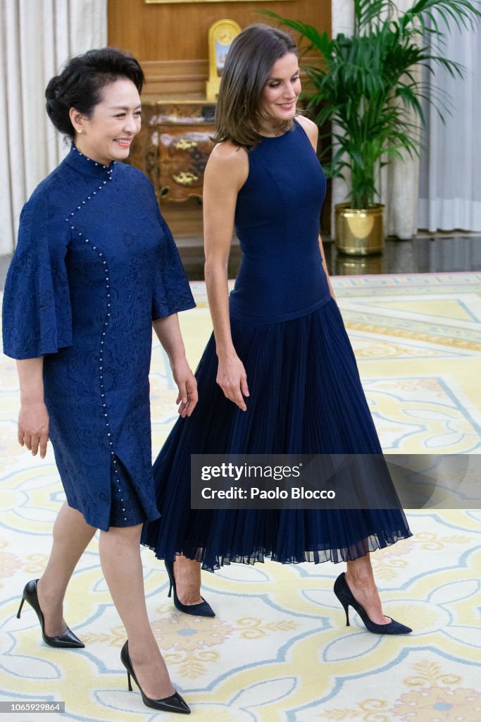 Spanish Royals Host An Official Dinner For Chinese President Xi Jinping And His Wife