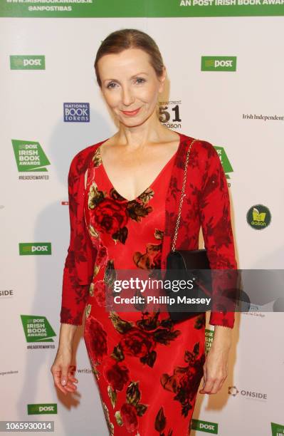 Anna Burns attends the An Post Irish book awards at Clayton Hotel on November 27, 2018 in Dublin, Ireland.