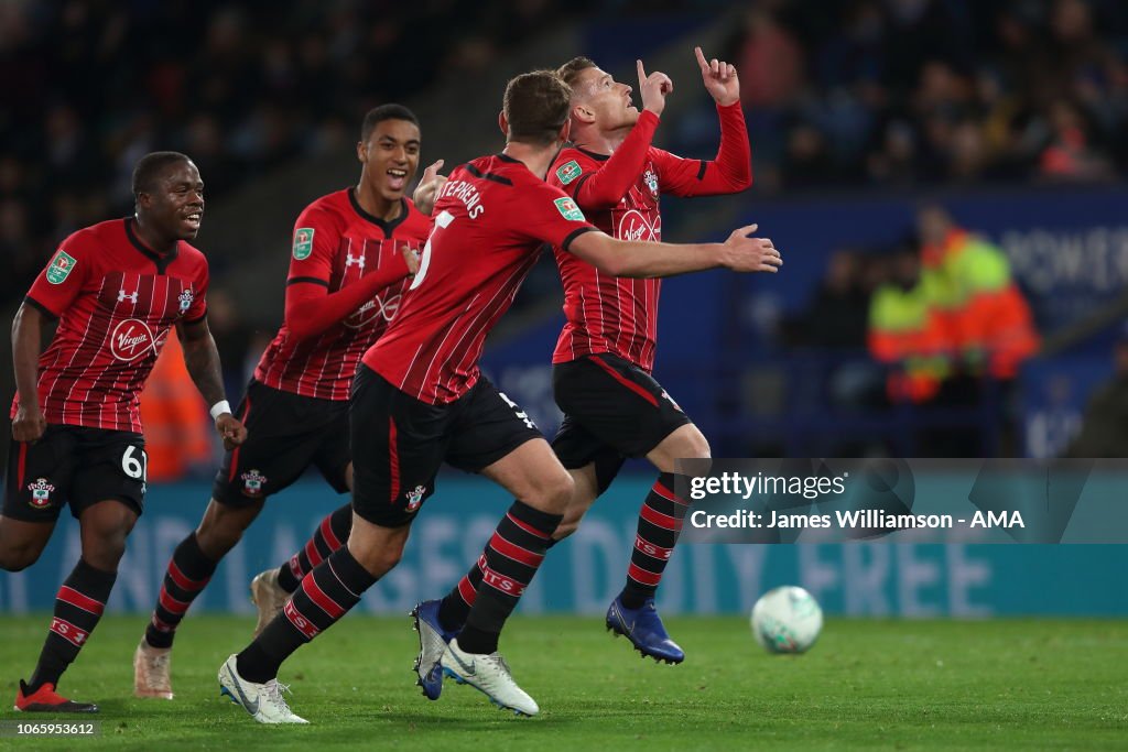 Leicester City v Southampton - Carabao Cup Fourth Round