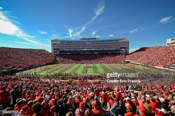 The Husker faithful pack the stadium before the Nebraska Cornhuskers play the Missouri Tigers at Memorial Stadium on October 30, 2010 in Lincoln,...