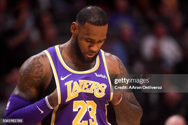 DENVER NUGGETS VS LOS ANGELES LAKERS, NBA, News Photo