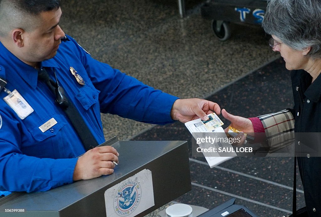 A US Transportation Security Administrat