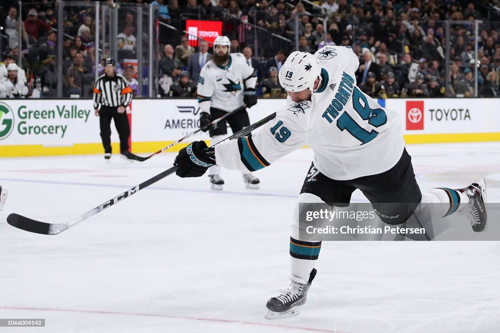 San Jose Sharks v Vegas Golden Knights