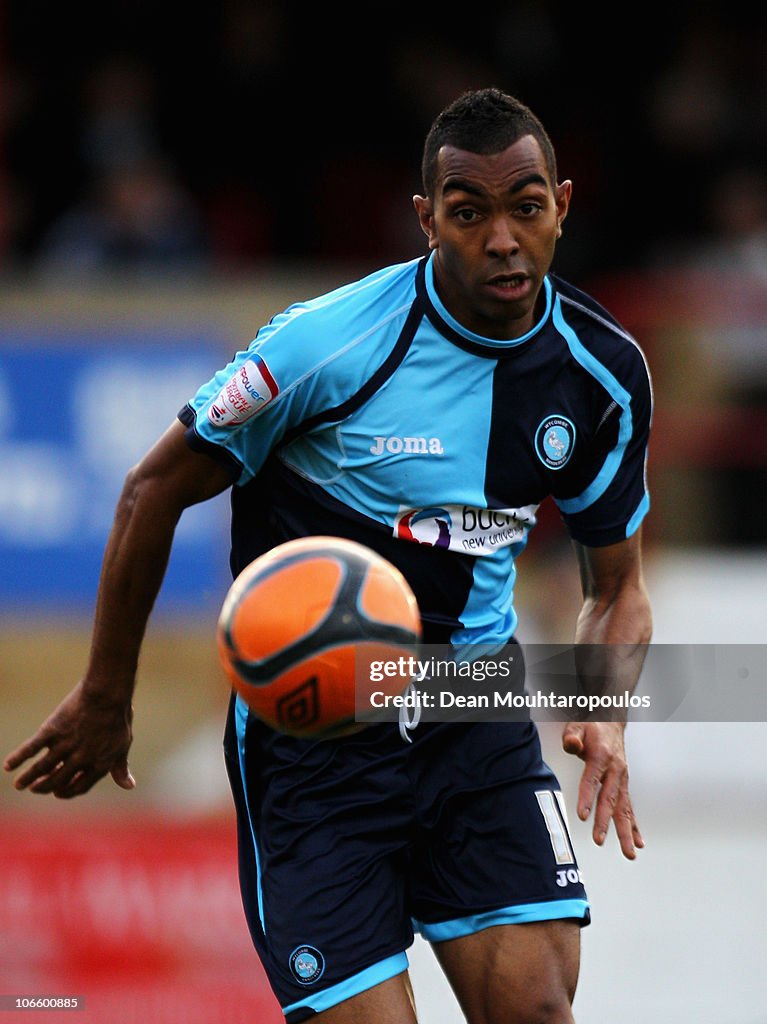 Hayes and Yeading United FC v Wycombe Wanderers - FA Cup 1st Round Proper