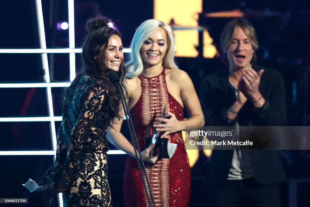 32nd Annual ARIA Awards 2018 - Show