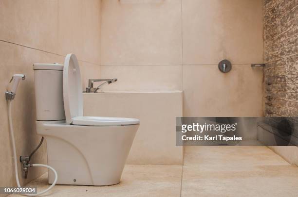 an old-fashioned design of a modern bathroom - bidé bildbanksfoton och bilder