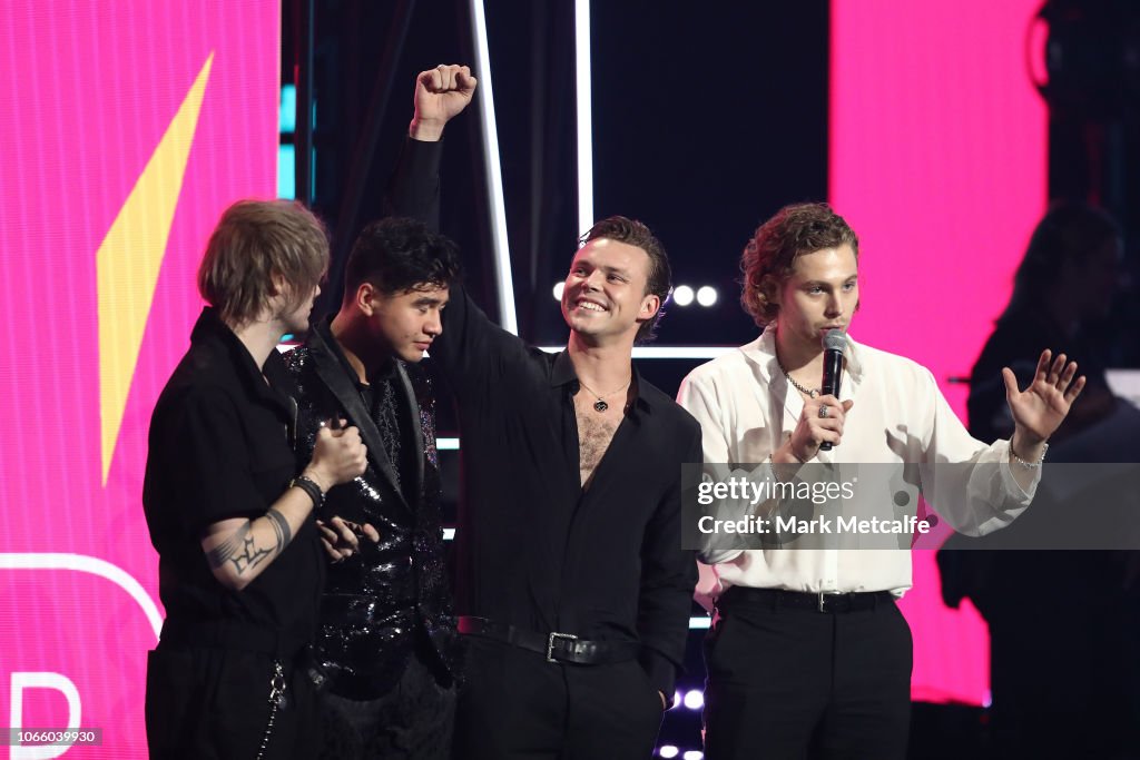 32nd Annual ARIA Awards 2018 - Show