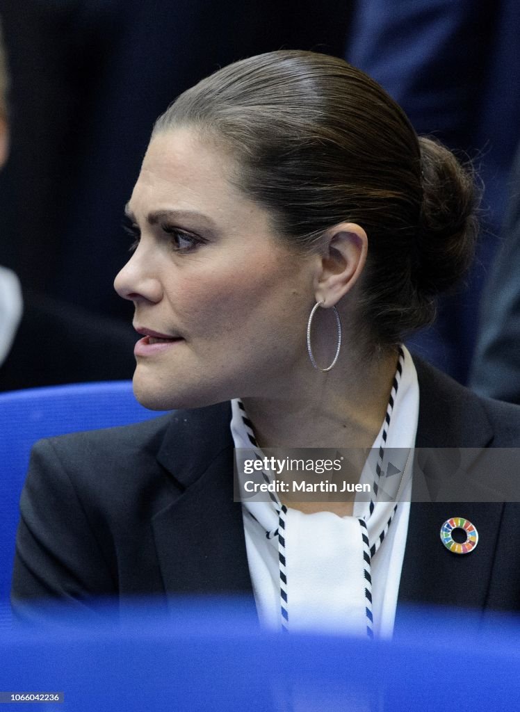 Crown Princess Victoria Of Sweden Attends Ministerial Conference On Nuclear Science and Technology 2018