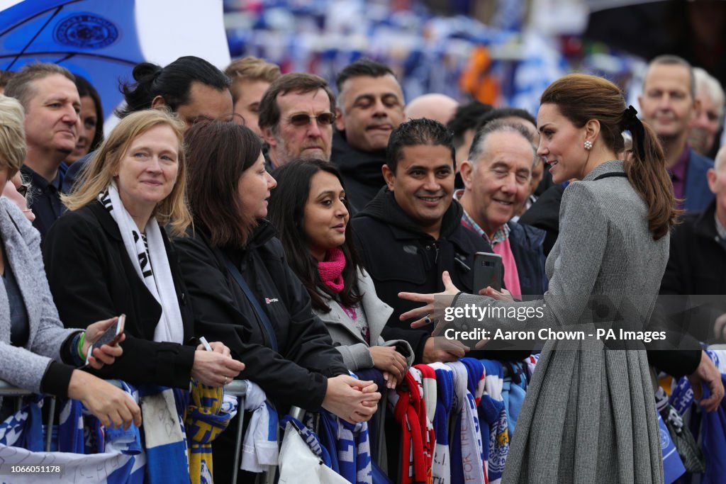 Duke and Duchess of Cambridge visit Leicester