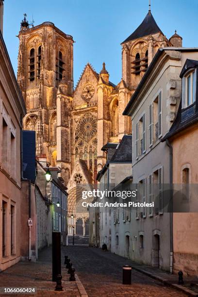 bourges cathedral, france - bourges stock pictures, royalty-free photos & images