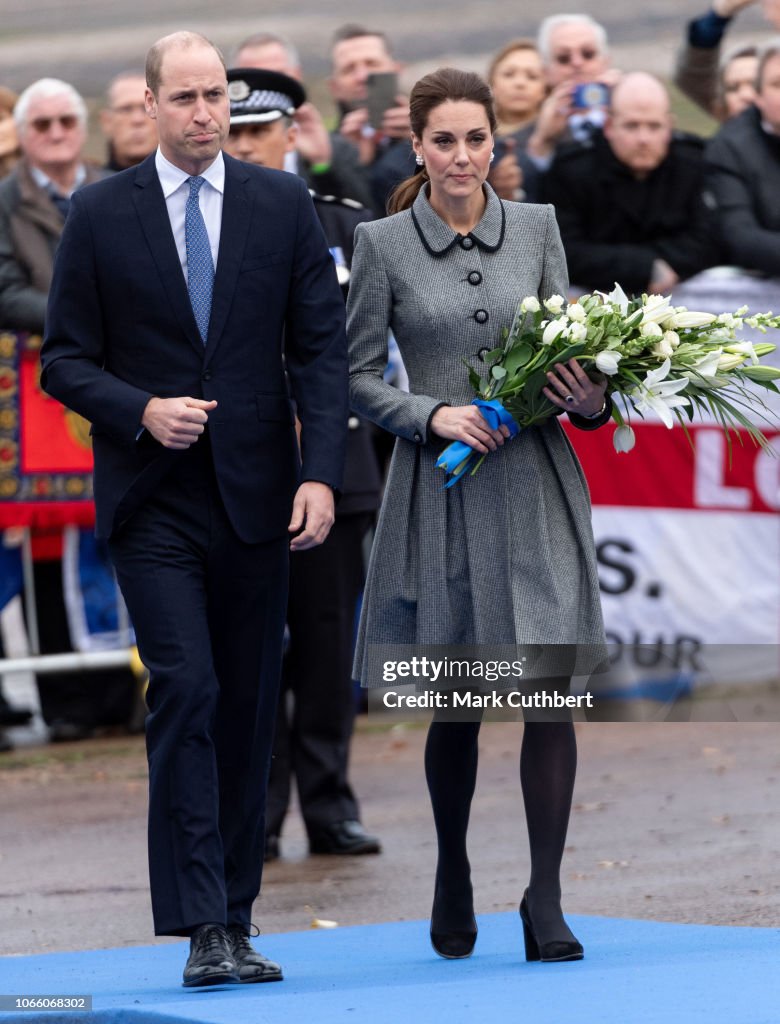 The Duke And Duchess Of Cambridge Visit Leicester