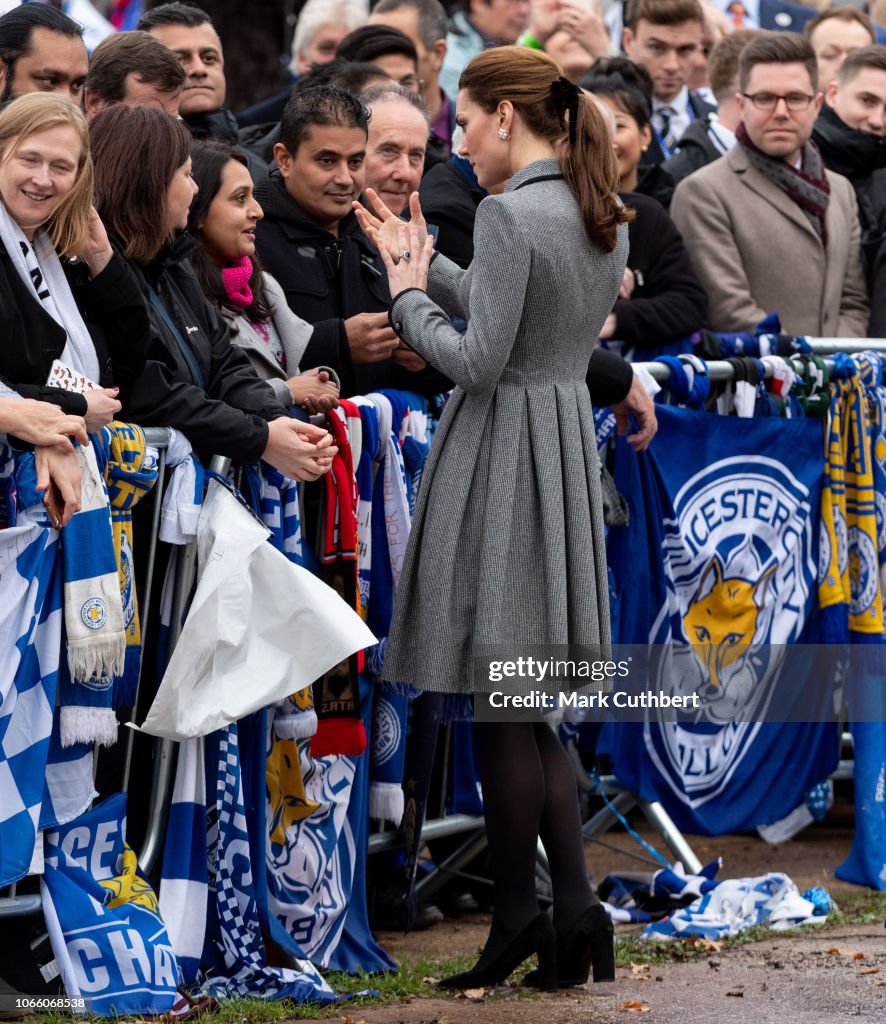 The Duke And Duchess Of Cambridge Visit Leicester