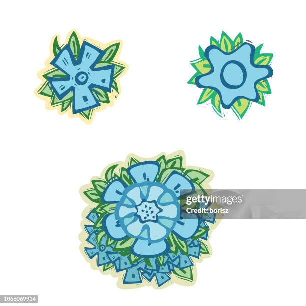 flowers - iris flower stock illustrations