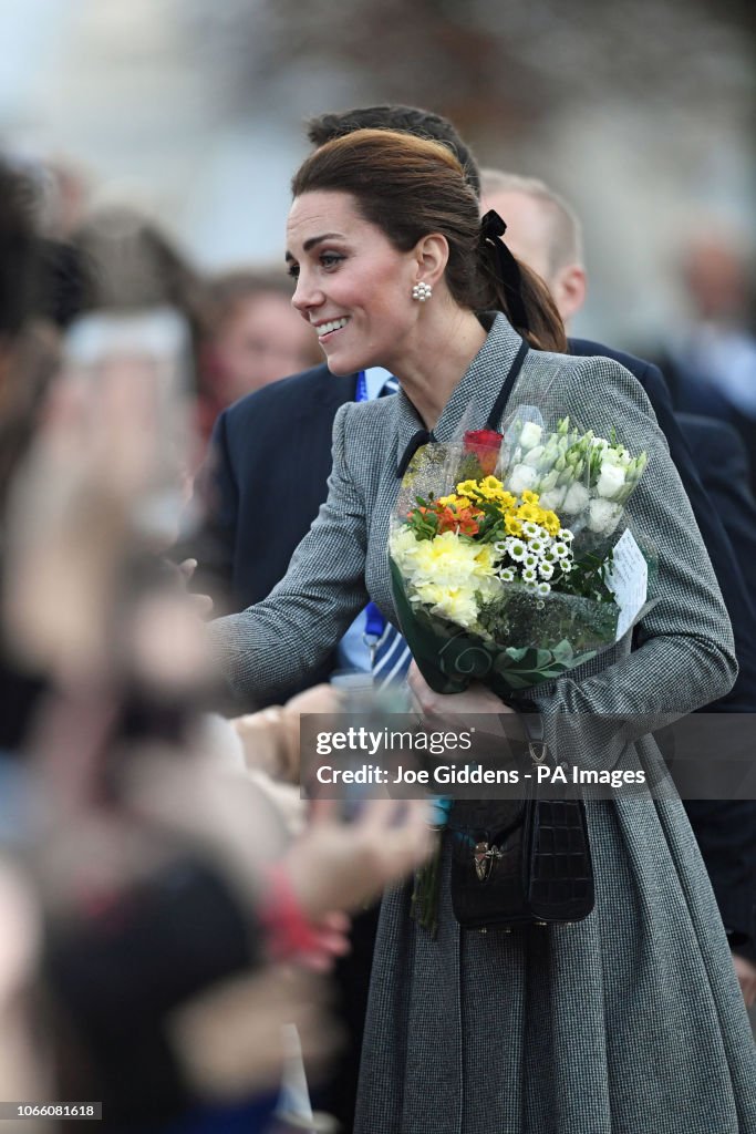 Duke and Duchess of Cambridge visit Leicester