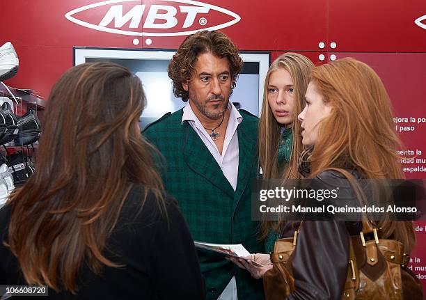 Alvaro de Marichalar and Ekatheryna Anikieva attend the ATP 500 World Tour Valencia Open tennis tournament at the Ciudad de las Artes y las Ciencias...