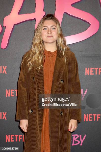 Sofia Viscardi attends the Netflix's "Baby" World Premiere Afterparty at Villa Sublime on November 27, 2018 in Rome, Italy.