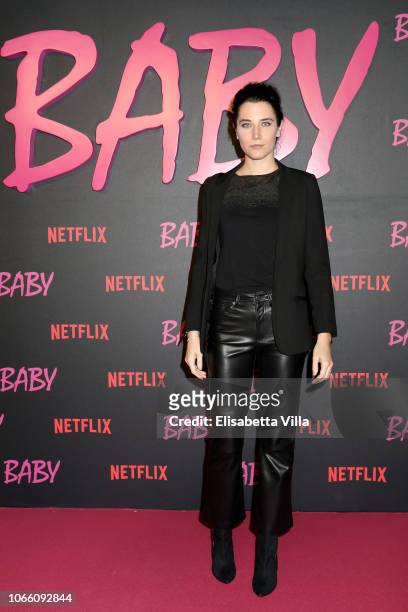 Guest attends the Netflix's "Baby" World Premiere Afterparty at Villa Sublime on November 27, 2018 in Rome, Italy.