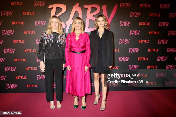 Isabella Ferrari attends the Netflix's "Baby" World Premiere Afterparty at Villa Sublime on November 27, 2018 in Rome, Italy.