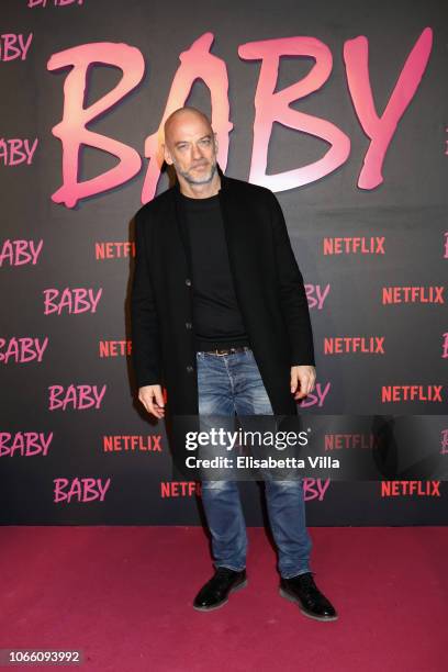 Filippo Nigro attends the Netflix's "Baby" World Premiere Afterparty at Villa Sublime on November 27, 2018 in Rome, Italy.