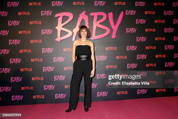 Claudia Pandolfi attends the Netflix's "Baby" World Premiere Afterparty at Villa Sublime on November 27, 2018 in Rome, Italy.