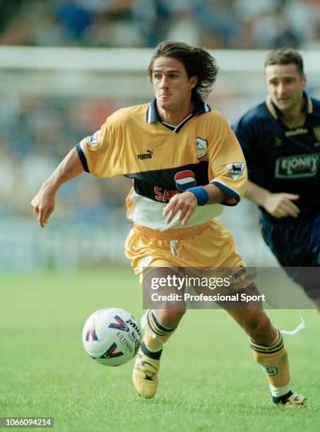 Benito Carbone of Sheffield Wednesday on action during the FA Carling Premiership match between Wimbledon and Sheffield Wednesday at Selhurst Park on...