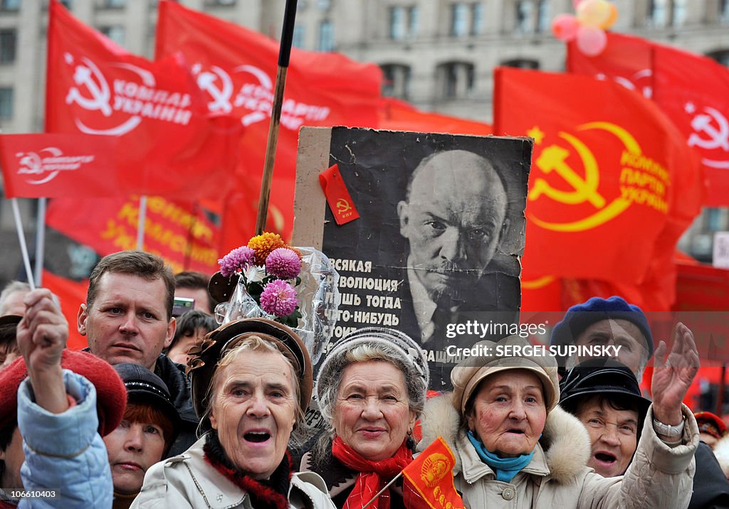 Activists Of The Communist Party Gather During A Rally On News Photo activists-of-the-communist-party-gather-during-a-rally-on-news-photo