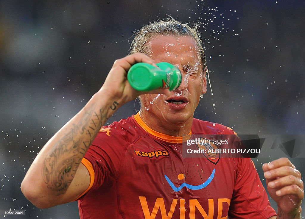 AS Roma's French defender Philippe Mexes