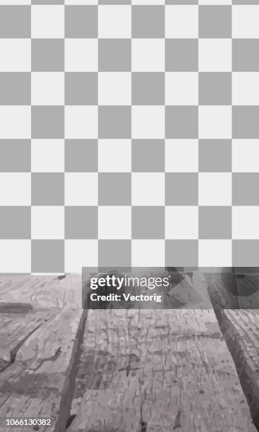 wooden table with a view of blurred beverages bar backdrop - blurry-bar-background stock illustrations