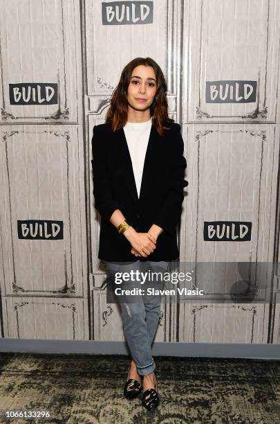 Actress Cristin Milioti visits Build Series to discuss web television series "No Activity" at Build Studio on November 28, 2018 in New York City.