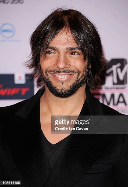 Joaquin Cortes attends the MTV Europe Awards 2010 at the La Caja Magica on November 7, 2010 in Madrid, Spain.