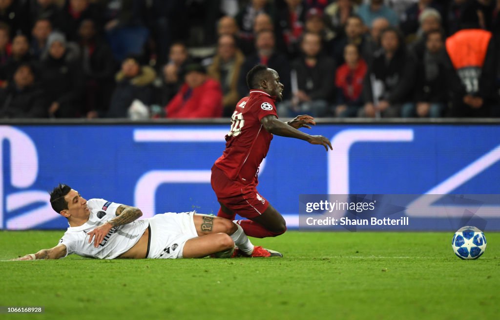 Paris Saint-Germain v Liverpool - UEFA Champions League Group C