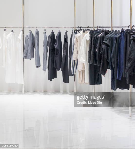 cloakroom - garment rack stock pictures, royalty-free photos & images