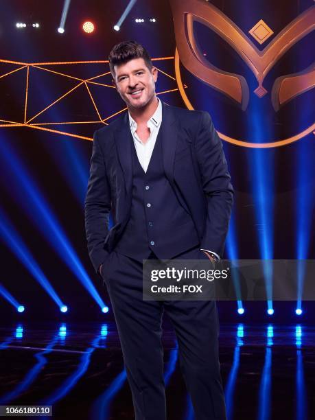 Panelist Robin Thicke in THE MASKED SINGER premiering Wednesday, Jan. 2 on FOX.