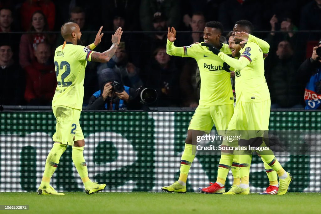 PSV v FC Barcelona - UEFA Champions League