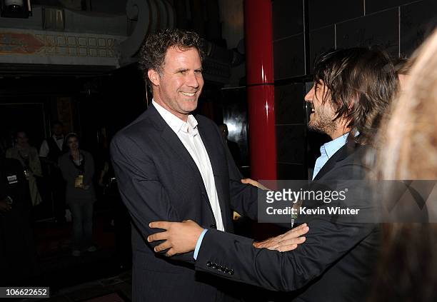 Actor Will Ferrell and director Diego Luna arrive at "Abel" screening during AFI FEST 2010 presented by Audi at Grauman's Chinese Theatre on November...