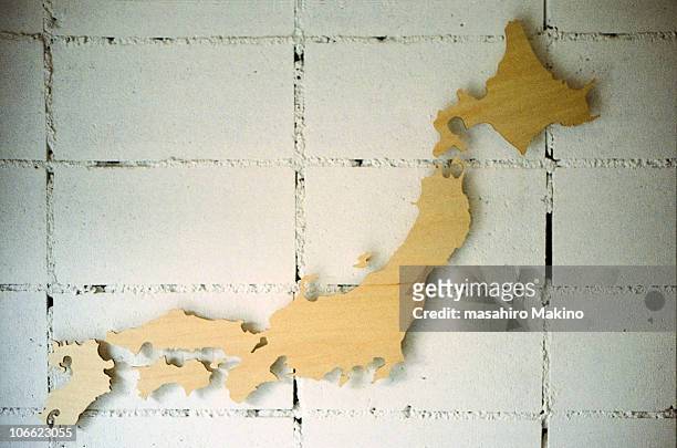 map of japan - 日本地図 ストックフォトと画像