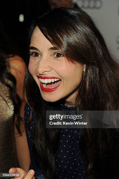 Actress Mia Maestro arrives at "Abel" screening during AFI FEST 2010 presented by Audi at Grauman's Chinese Theatre on November 7, 2010 in Hollywood,...